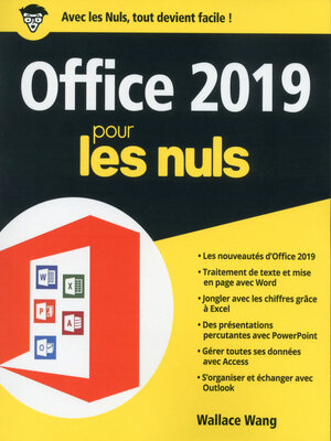 cover image of Office 2019 pour les Nuls, grand format
